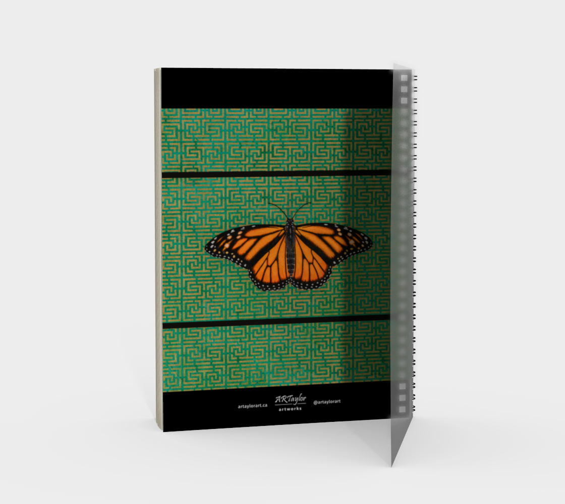 Spiral Notebook (portrait) Monarch Butterfly