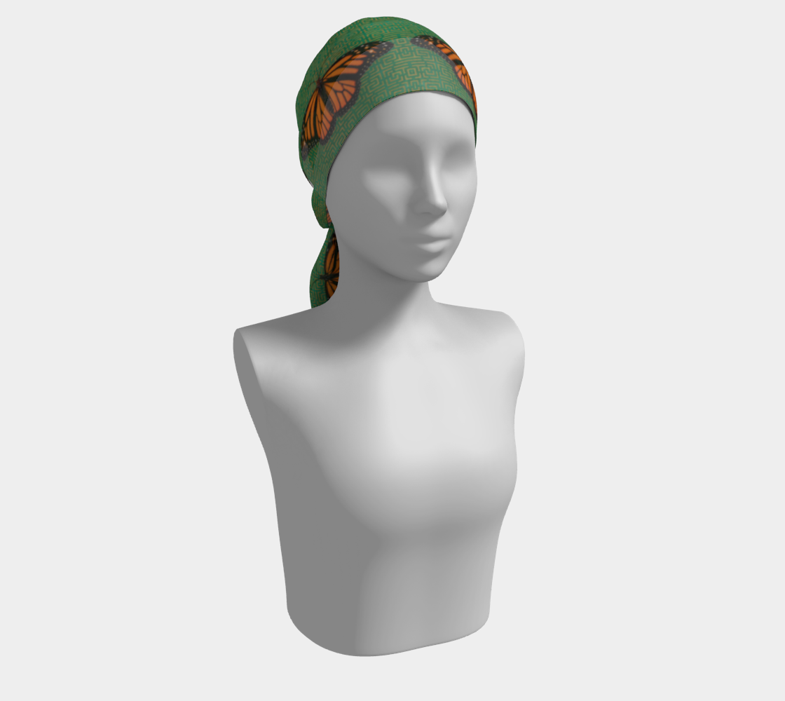 Scarf (two sizes) Monarch Butterfly Double Row